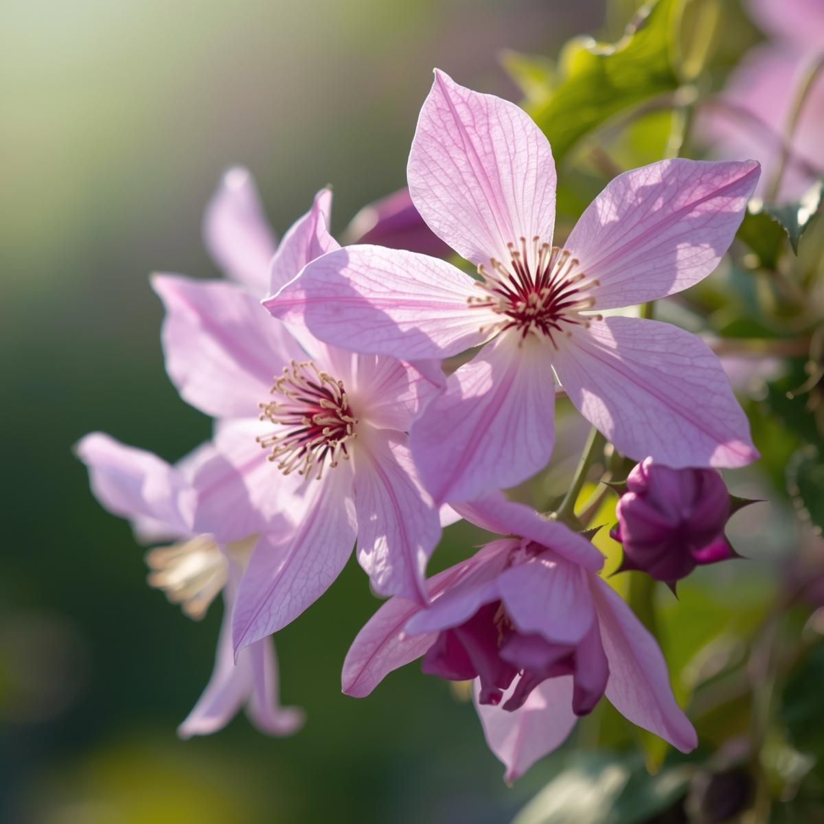 New Zealand Clematis flowers